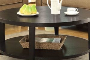 Shop Modern Black Round Wooden Coffee Table Designs Safem Fabrication - Precision Engineering & Custom Manufacturing Solutions Shop Modern Black Round Wooden Coffee Table Designs | Safem Fabrication - Precision Engineering & Custom Manufacturing Solutions