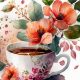 Lovely Floral Coffee Cups: Where Art Meets Coffee! | The Ultimate Coffee Guide: Types, Brewing Methods & Best Beans