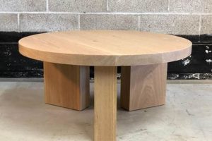 Round White Oak Coffee Table Safem Fabrication - Precision Engineering & Custom Manufacturing Solutions Round White Oak Coffee Table | Safem Fabrication - Precision Engineering & Custom Manufacturing Solutions