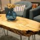 Unique Slab Wood Coffee Table: Natural Edge Beauty | The Ultimate Coffee Guide: Types, Brewing Methods & Best Beans