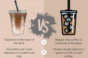 Coffee Ice: Iced Coffee vs Latte - What's The Difference? | The Ultimate Coffee Guide: Types, Brewing Methods & Best Beans