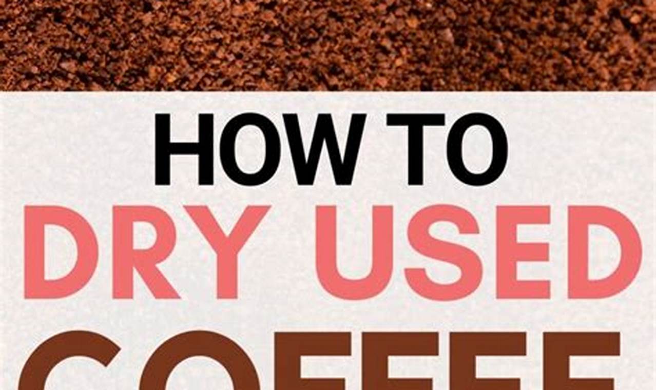 Easy How To Dry Used Coffee Grounds: Save & Reuse! | The Ultimate Coffee Guide: Types, Brewing Methods & Best Beans