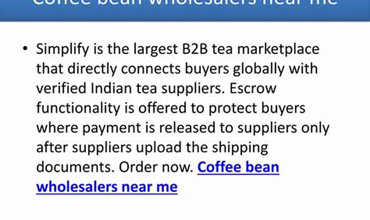 Find Top Coffee Bean Wholesalers: Your Bean Source! | The Ultimate Coffee Guide: Types, Brewing Methods & Best Beans